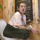 An Italian girl sits on a toilet and takes a shit. She tries to push more out while using a squatty potty near the end of the clip. She wipes her ass when finished. Presented in 720P HD. Over 4 minutes.